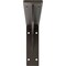 Ekena Millwork Embrey Steel Bracket, Hammered Dark Bronze 2"W x 18"D x 6 1/2"H BKTM02X18X06EBHDB - alternate 5